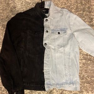 Half n half forever 21 Jean jacket